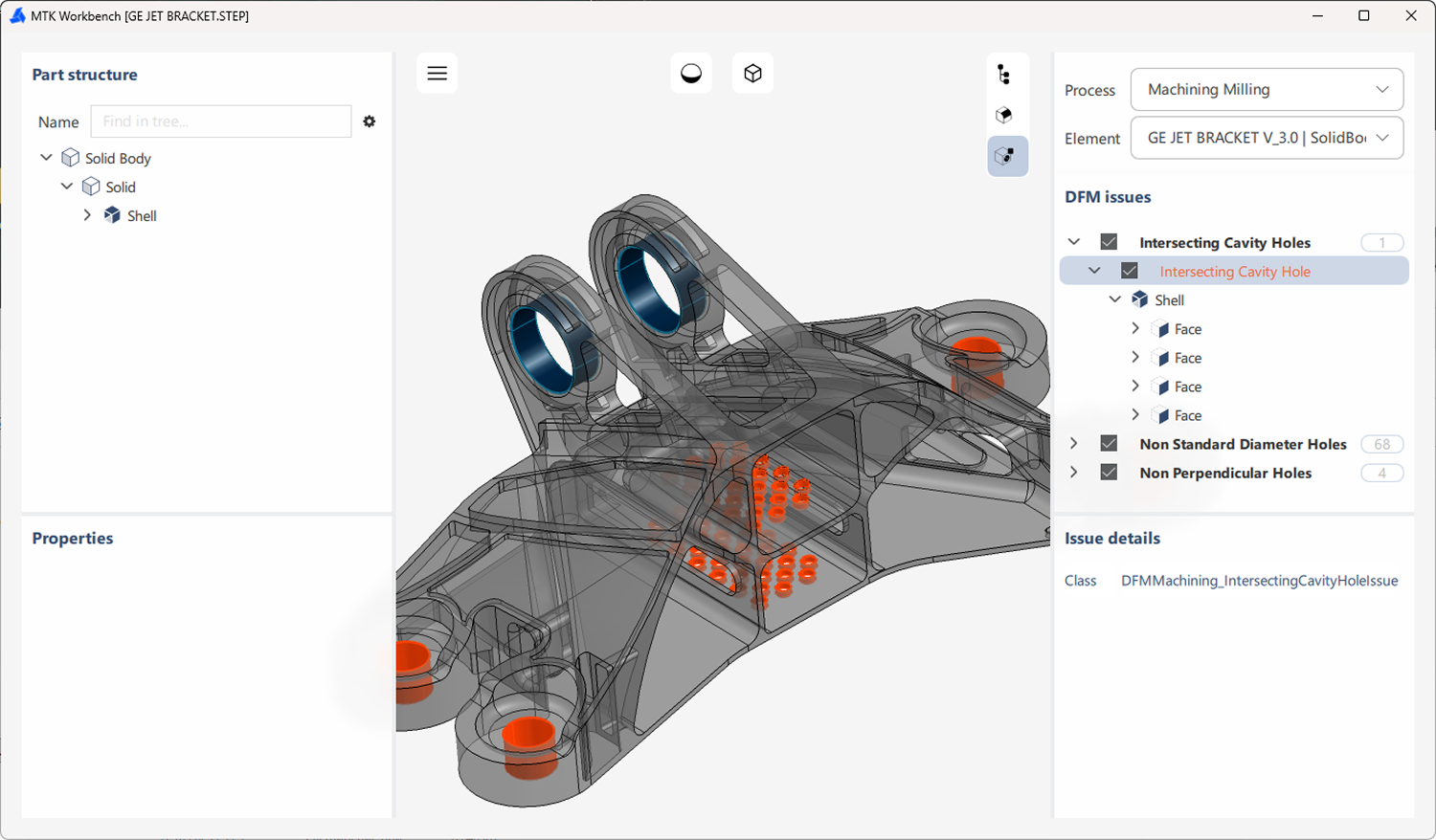 Workbench Machining DFM Analysis