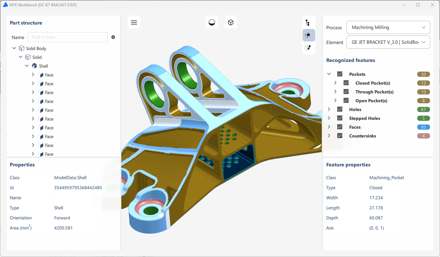 Workbench Machining Feature Recognition