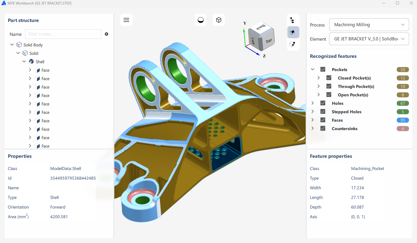 Workbench Machining Feature Recognition