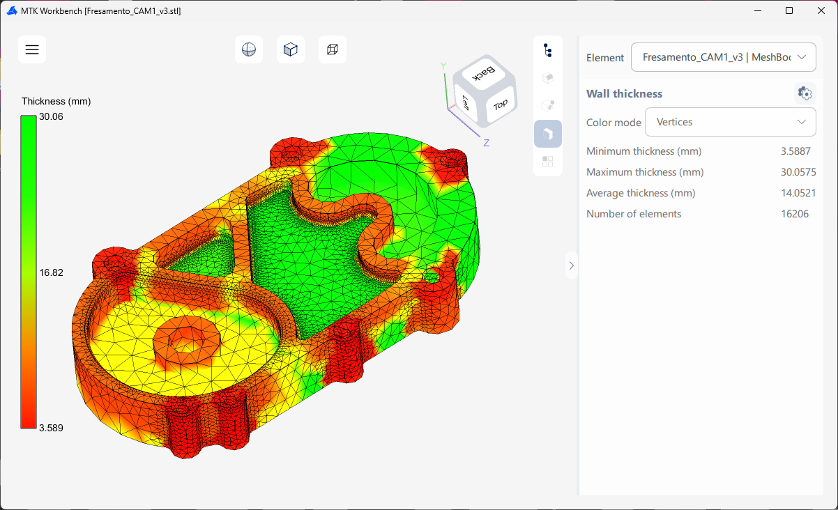 Workbench Wall Thickness Raymarching Analysis